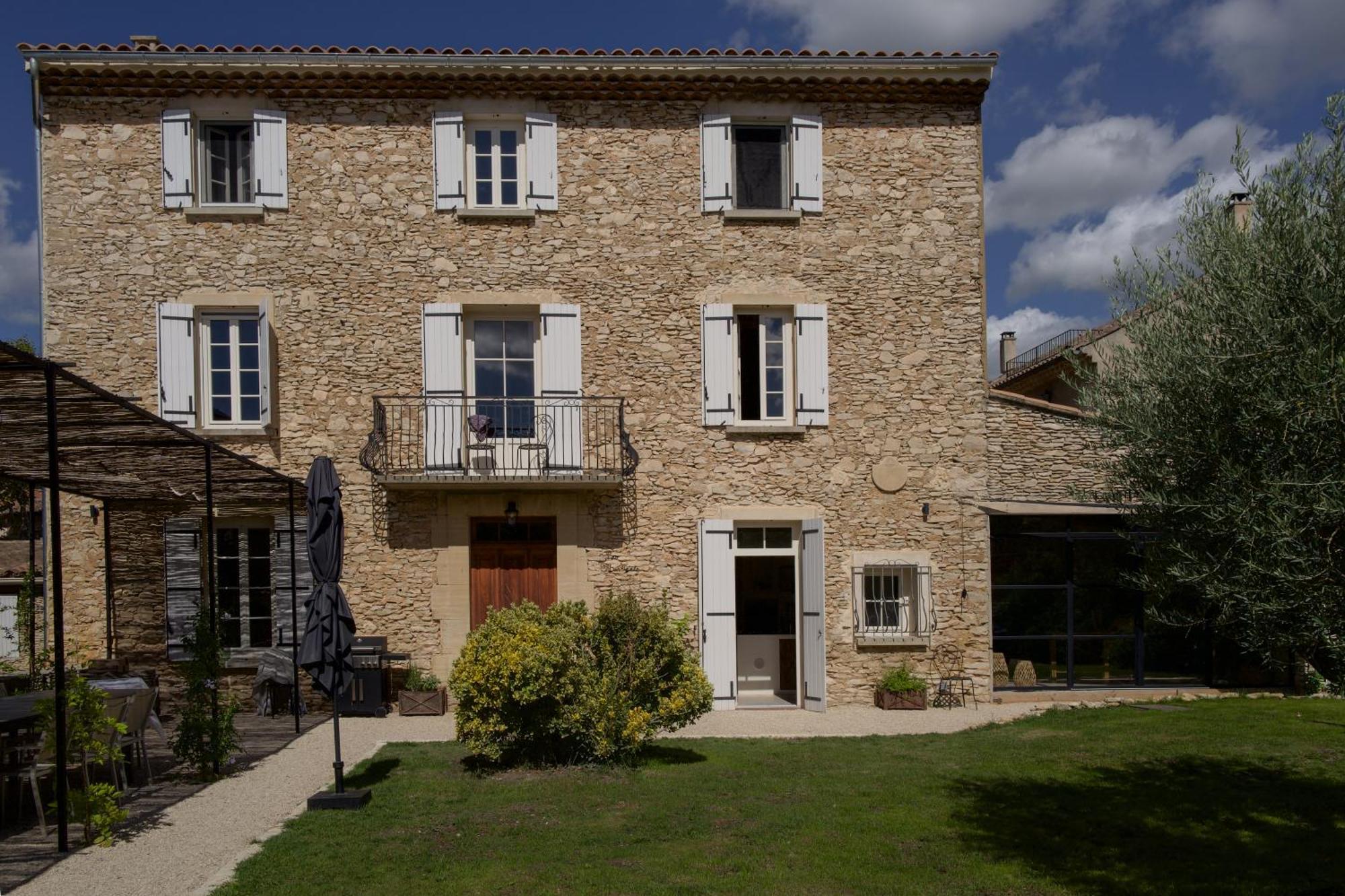 Provenzalisches Landhaus Les Martinets Am Fusse Des Mont Ventoux Villes-sur-Auzon Exterior foto