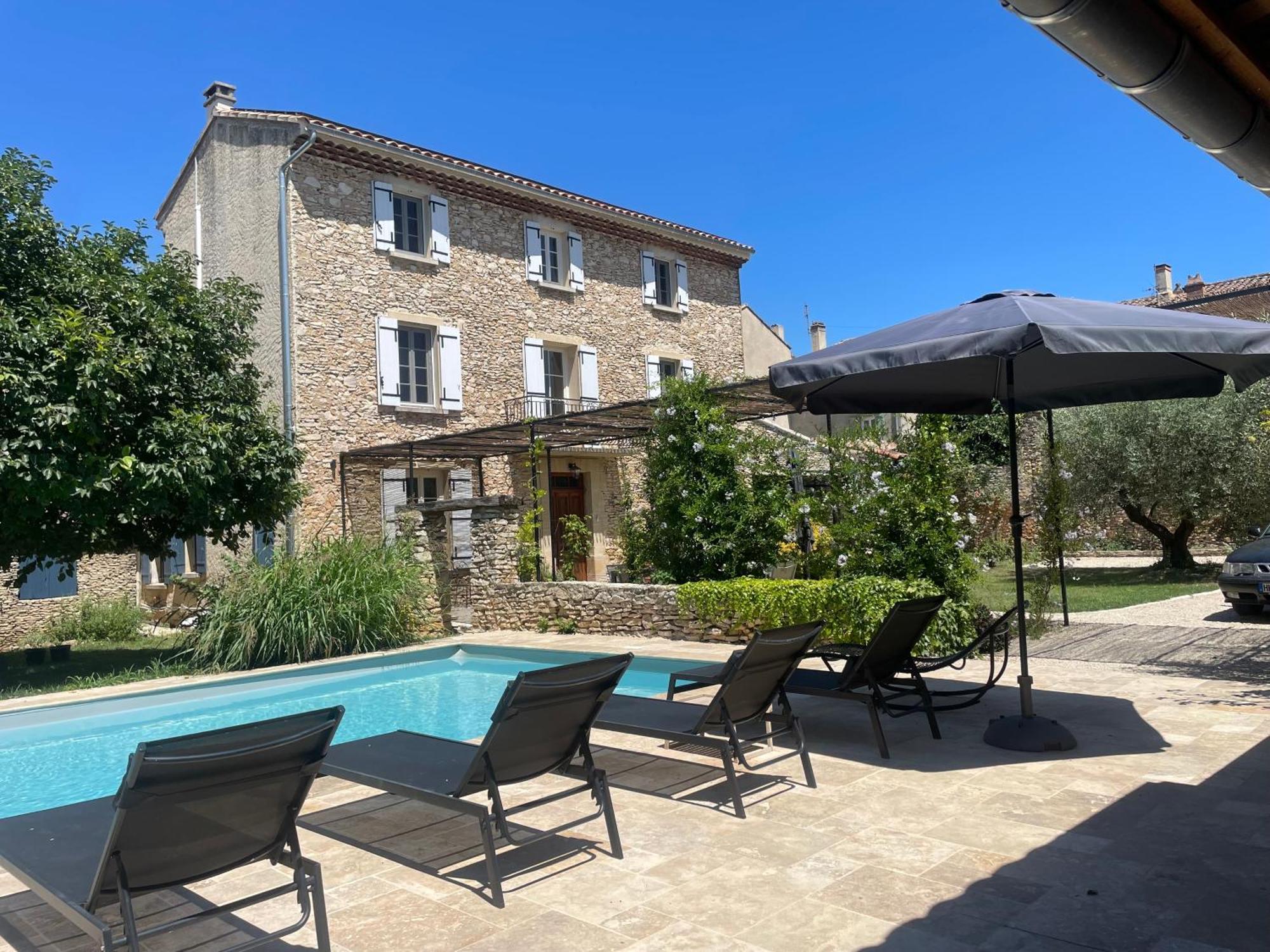 Provenzalisches Landhaus Les Martinets Am Fusse Des Mont Ventoux Villes-sur-Auzon Exterior foto